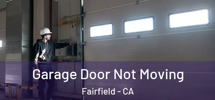  Garage Door Not Moving Fairfield - CA