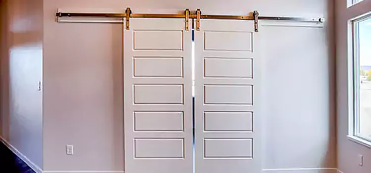 Glass Barn Door with Installation Hardware Kit Fairfield